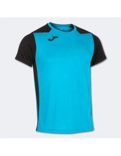 Record Ii Manga Corta Camiseta Turquesa Flúor-Marino