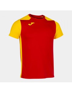 Record Ii Manga Corta Camiseta Rojo Amarillo
