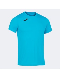 Record Ii Manga Corta Camiseta Turquesa Flúor