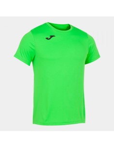 Record Ii Manga Corta Camiseta Verde Flúor