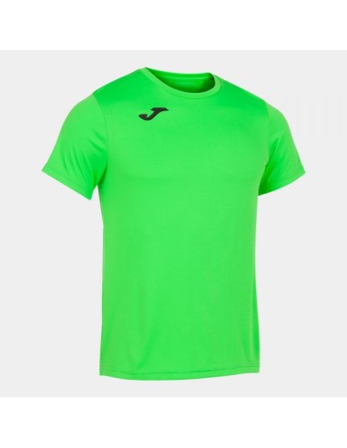 Record Ii Manga Corta Camiseta Verde Flúor