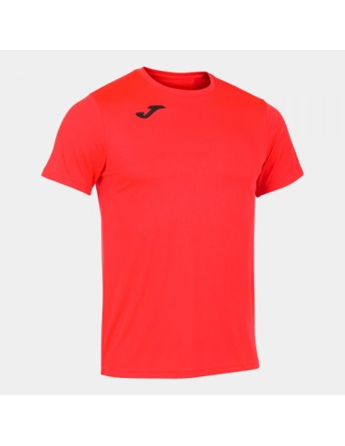 Record Ii Manga Corta Camiseta Coral Flúor