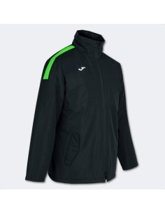 Trivor Anorak Negro Verde Flúor