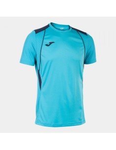 Championship Vii Manga Corta Camiseta Turquesa Flúor-Marino