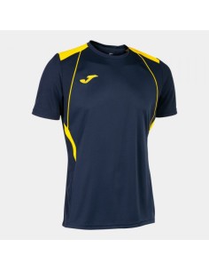 Championship Vii Manga Corta Camiseta Marino Amarillo