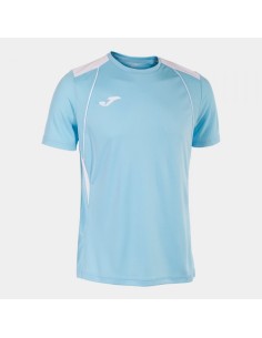 Championship Vii Manga Corta Camiseta Celeste Blanco