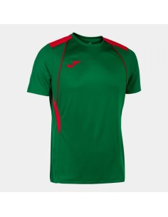Championship Vii Manga Corta Camiseta Verde Rojo
