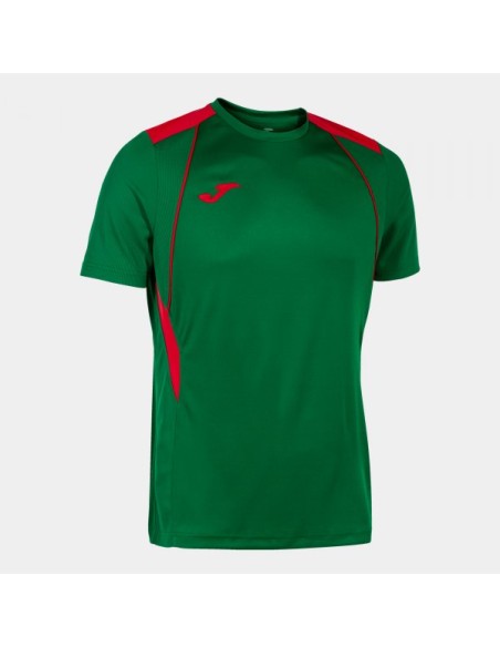 Championship Vii Manga Corta Camiseta Verde Rojo