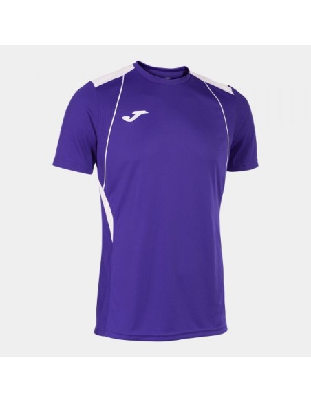 Championship Vii Manga Corta Camiseta Morado Blanco