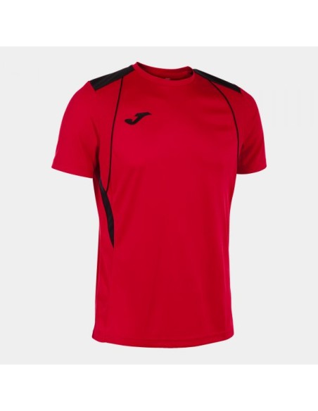 Championship Vii Manga Corta Camiseta Rojo Negro