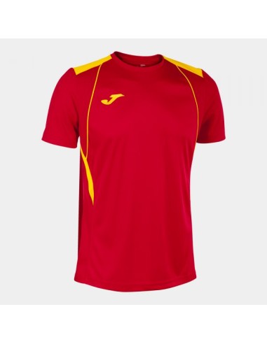 Championship Vii Manga Corta Camiseta Rojo Amarillo