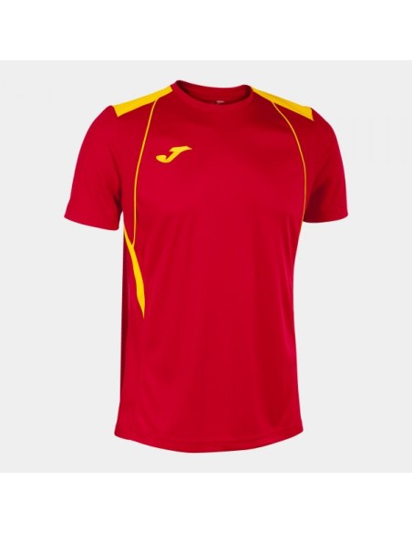 Championship Vii Manga Corta Camiseta Rojo Amarillo