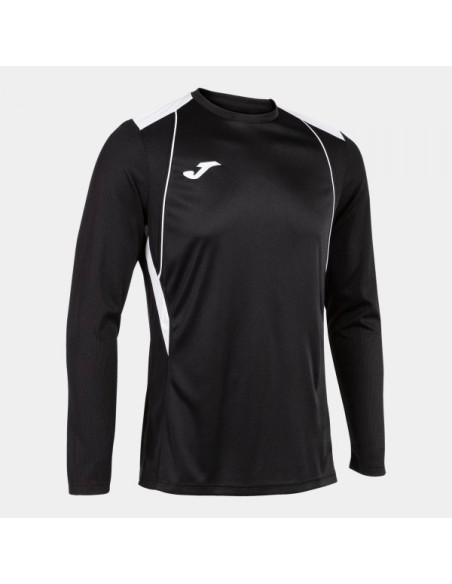 Championship Vii Manga Larga Camiseta Negro Blanco