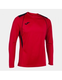 Championship Vii Manga Larga Camiseta Rojo Negro