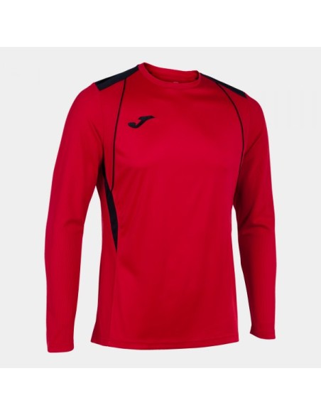 Championship Vii Manga Larga Camiseta Rojo Negro
