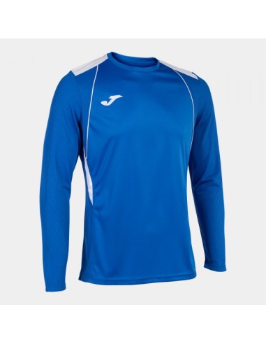 Championship Vii Manga Larga Camiseta Royal Blanco