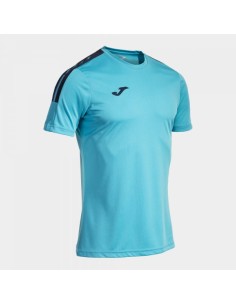 Olimpiada Manga Corta Camiseta Turquesa Flúor-Marino