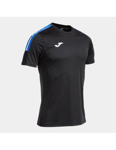 Olimpiada Manga Corta Camiseta Negro Royal