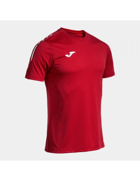 Olimpiada Manga Corta Camiseta Rojo