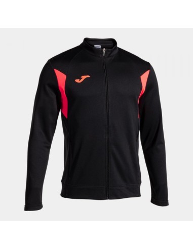 Winner Iii Full Cremallera Sudadera Negro Coral Flúor