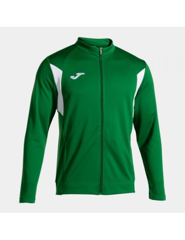 Winner Iii Full Cremallera Sudadera Verde Blanco