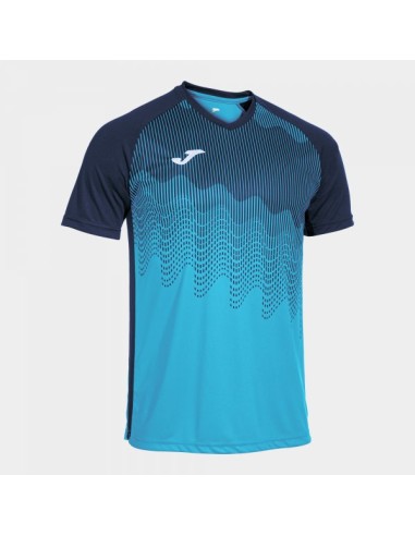 Tiger Vi Manga Corta Camiseta Turquesa Flúor Marino