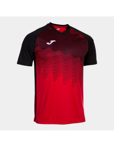 Tiger Vi Manga Corta Camiseta Rojo Negro