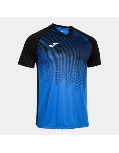Tiger Vi Manga Corta Camiseta Royal Negro