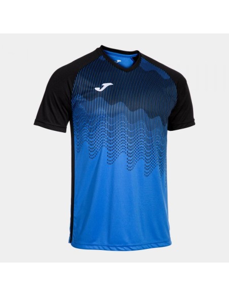 Tiger Vi Manga Corta Camiseta Royal Negro