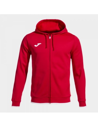 Olimpiada Cremallera-Up Sudadera con Capucha Rojo