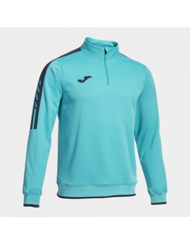 Olimpiada Sudadera Turquesa Flúor Negro