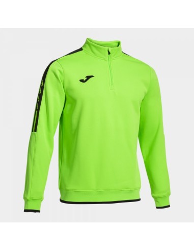Olimpiada Sudadera Verde Flúor Negro