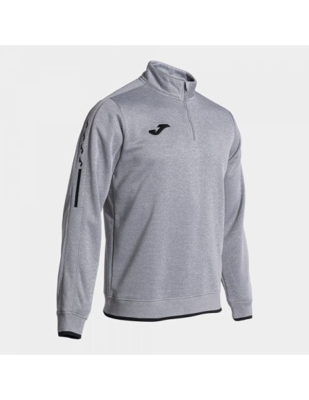 Olimpiada Sudadera Melange Gris Negro