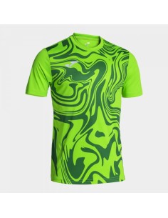 Lion Ii Manga Corta Camiseta Verde Flúor