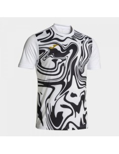 Lion Ii Manga Corta Camiseta Blanco Negro
