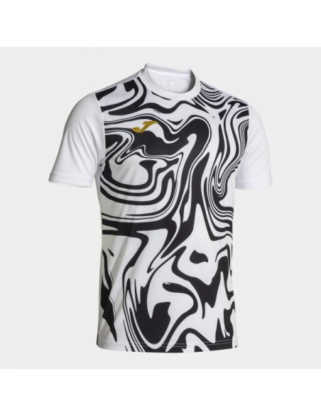 Lion Ii Manga Corta Camiseta Blanco Negro