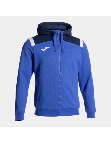 Toledo Cremallera-Up Sudadera con Capucha Royal Marino
