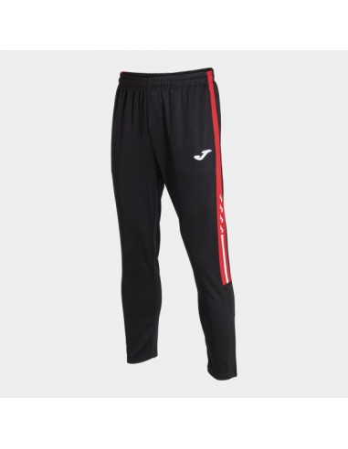 Olimpiada Largo Pantalones Negro Rojo