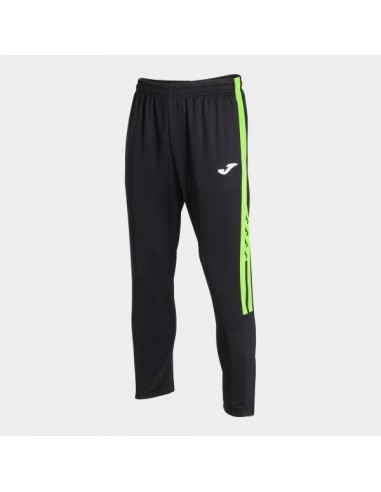 Olimpiada Largo Pantalones Negro Verde Flúor