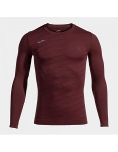 Brama Classic Manga Larga Camiseta Burdeos