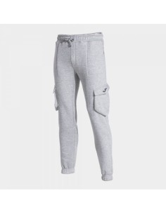 Confort Iv Largo Pantalones Melange Gris