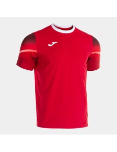 Elite Xi Manga Corta Camiseta Rojo Blanco