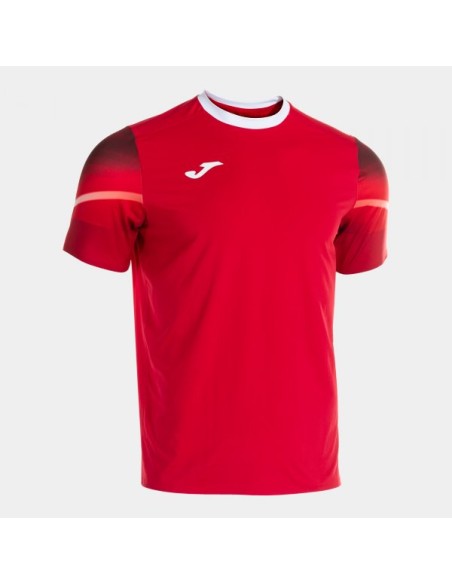 Elite Xi Manga Corta Camiseta Rojo Blanco