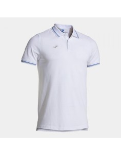 Confort Classic Manga Corta Polo Blanco Royal