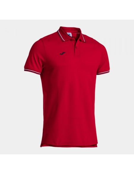 Confort Classic Manga Corta Polo Rojo Marino