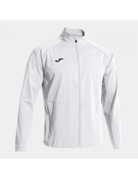 Costa Micro Full Cremallera Sudadera Blanco