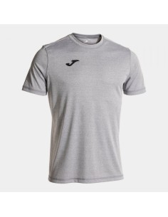 Olimpiada Handball Manga Corta Camiseta Melange Gris Negro