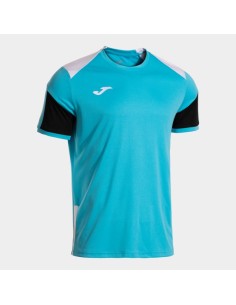 Danubio Iv Manga Corta Camiseta Turquesa Negro