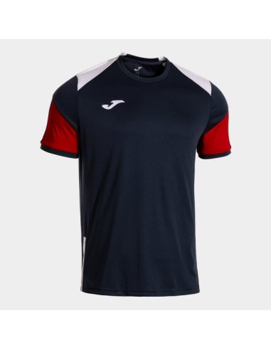Danubio Iv Manga Corta Camiseta Marino Oscuro Blanco