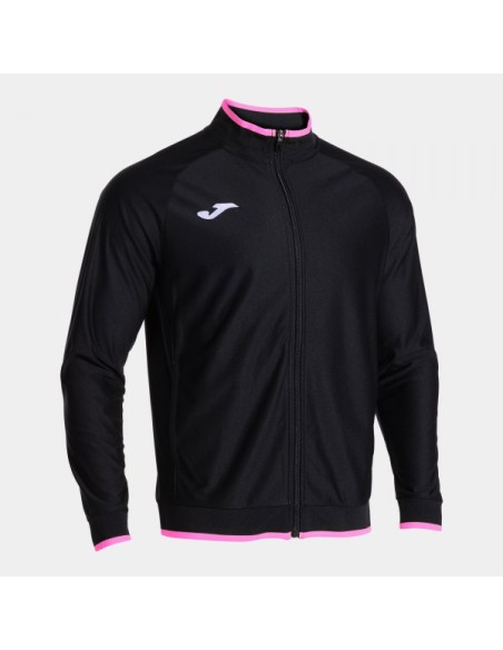 Combi Premium Full Cremallera Sudadera Negro Rosa Flúor